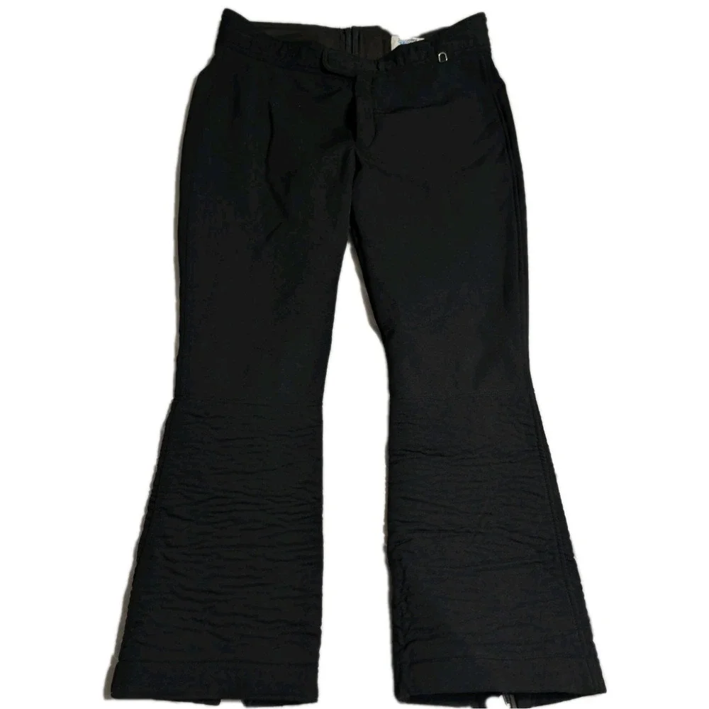 Vintage Schoeller‎ Wool Skifans Stretch Ski Pants Men's 38 Swiss Made Black